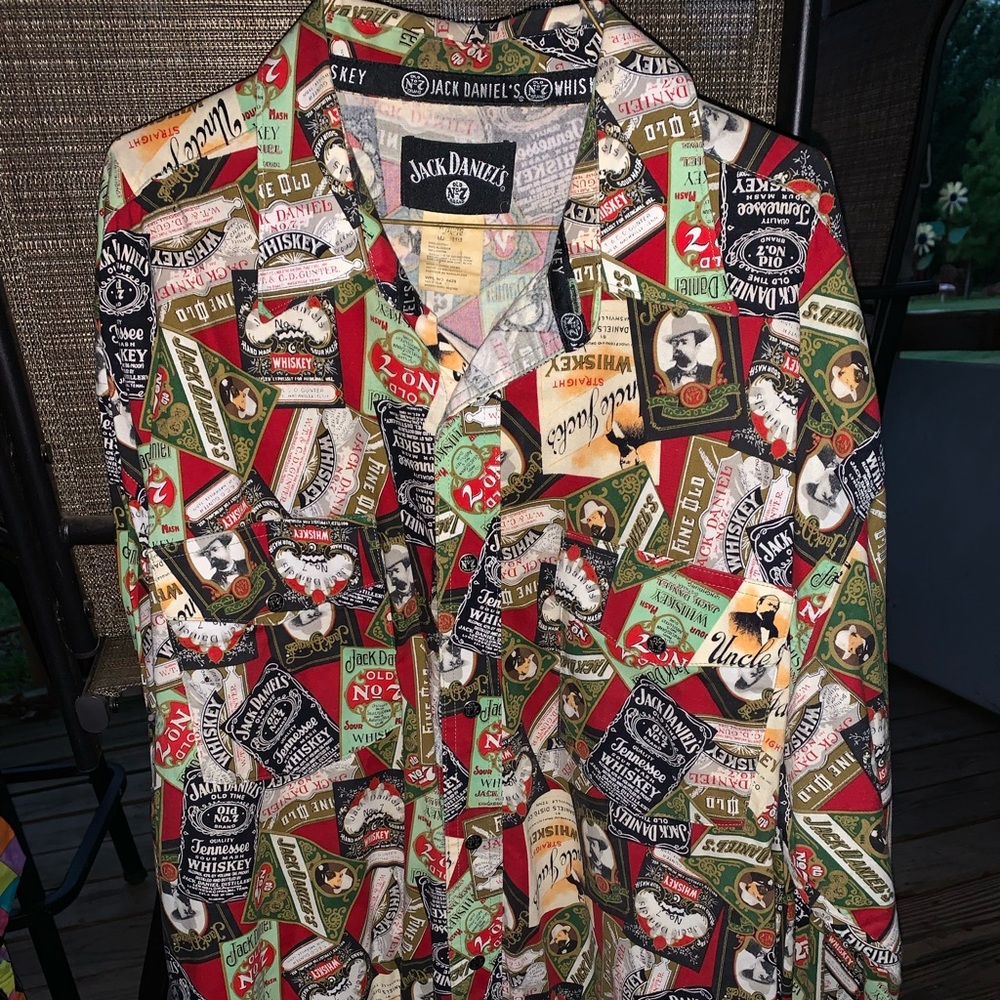 Jack Daniels handmade button up shirt